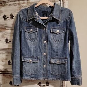 GAP Women's Blue Denim Jacket